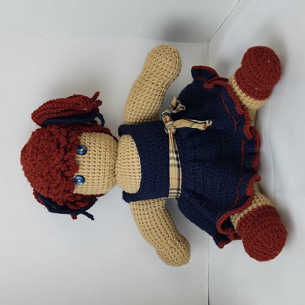 Crochet Doll Handmade, Crochet School Girl Doll